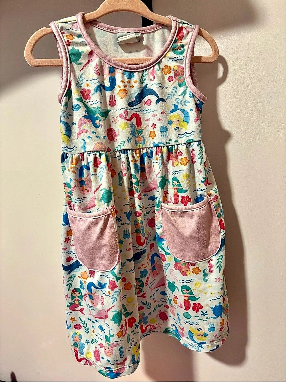 Flap Happy Mermaid Tank Dress with Pockets